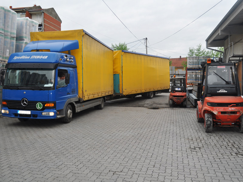 Transport robe preduzeća Joter d.o.o. u Kruševcu
