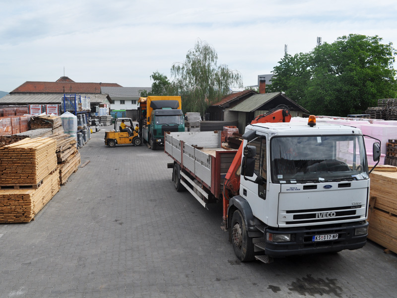 Transport građevinskog materijala Joter d.o.o. u Nišu